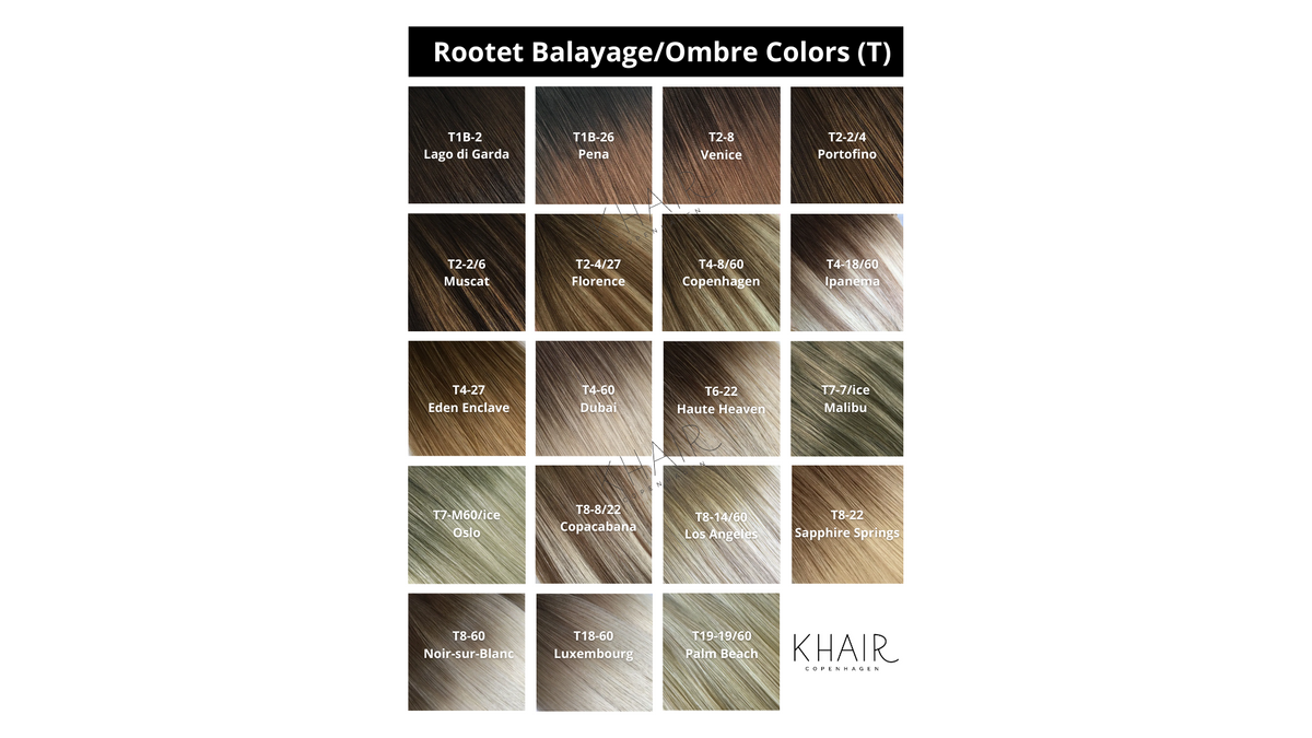 COLOR CHART – Khair Copenhagen